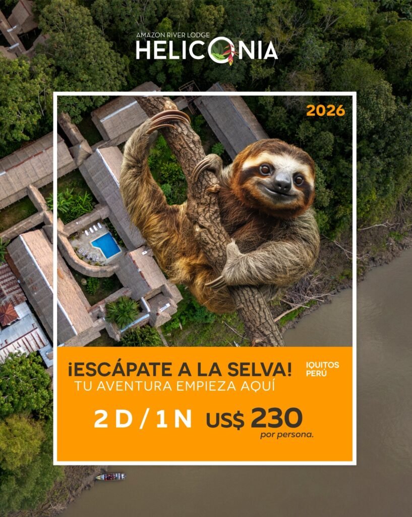 Heliconia Amazon River Lodge - Escapada a la Selva: 2 días 1 noche